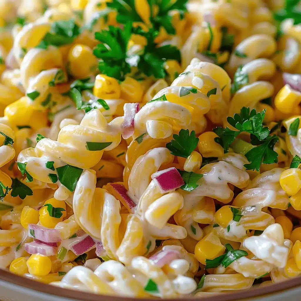 Amazing Street Corn Pasta Salad - featured image