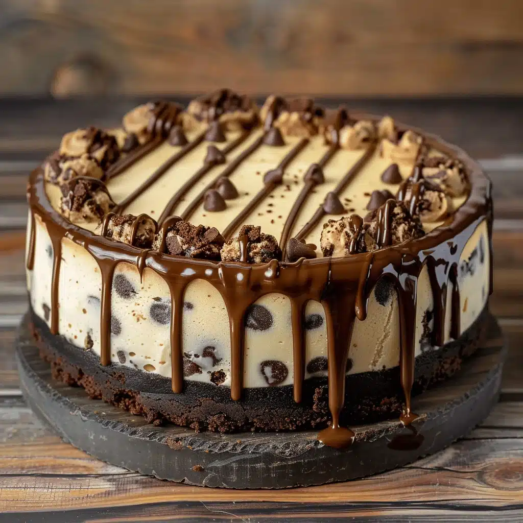 Chocolate Chip Cookie Dough Brownie Cheesecake - featured image