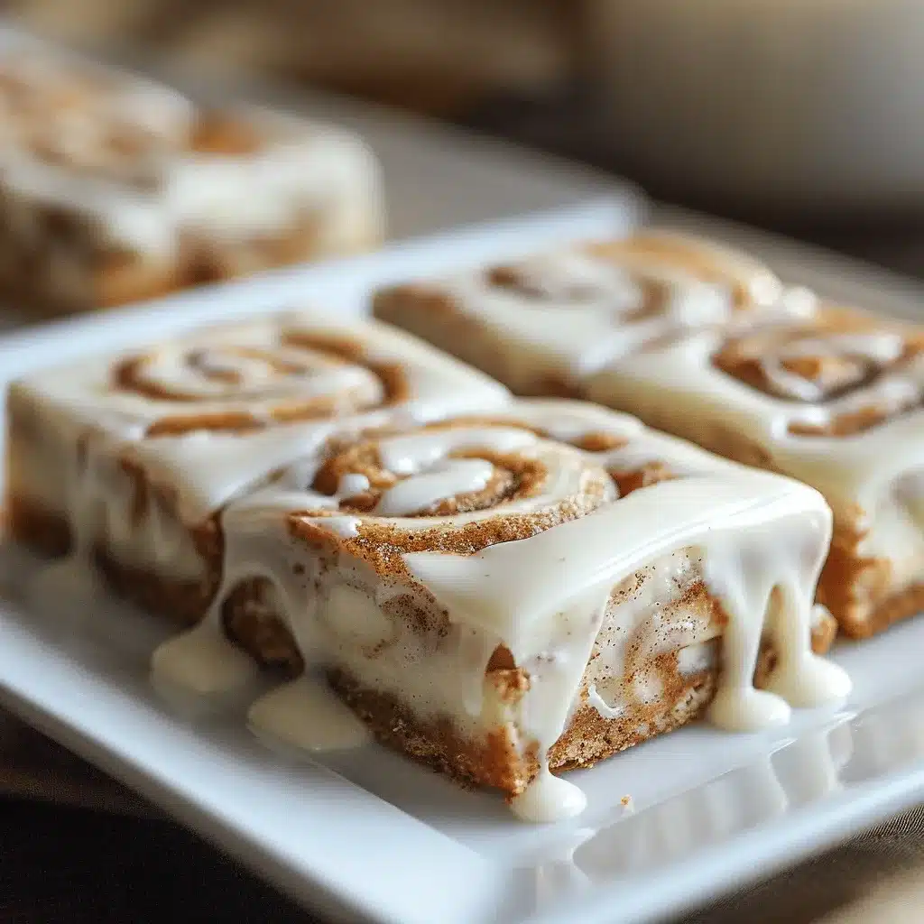 Cinnamon Roll Bliss Cake Bars preparation steps