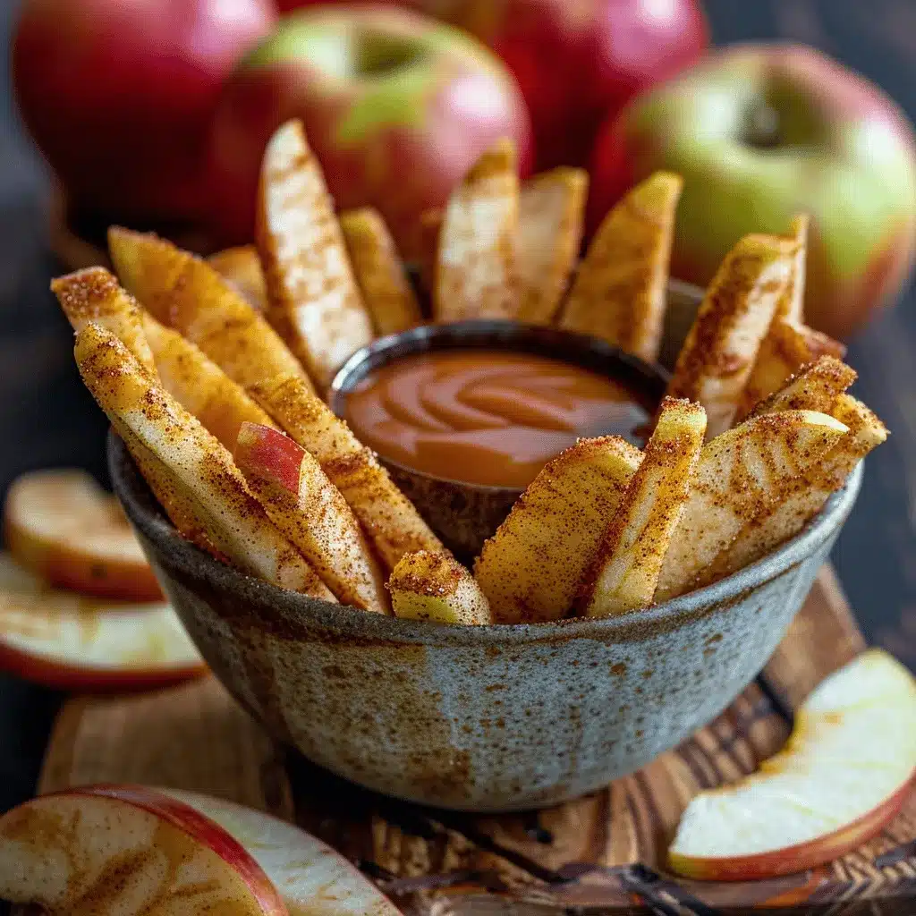 Cinnamon Sugar Apple Fries preparation steps