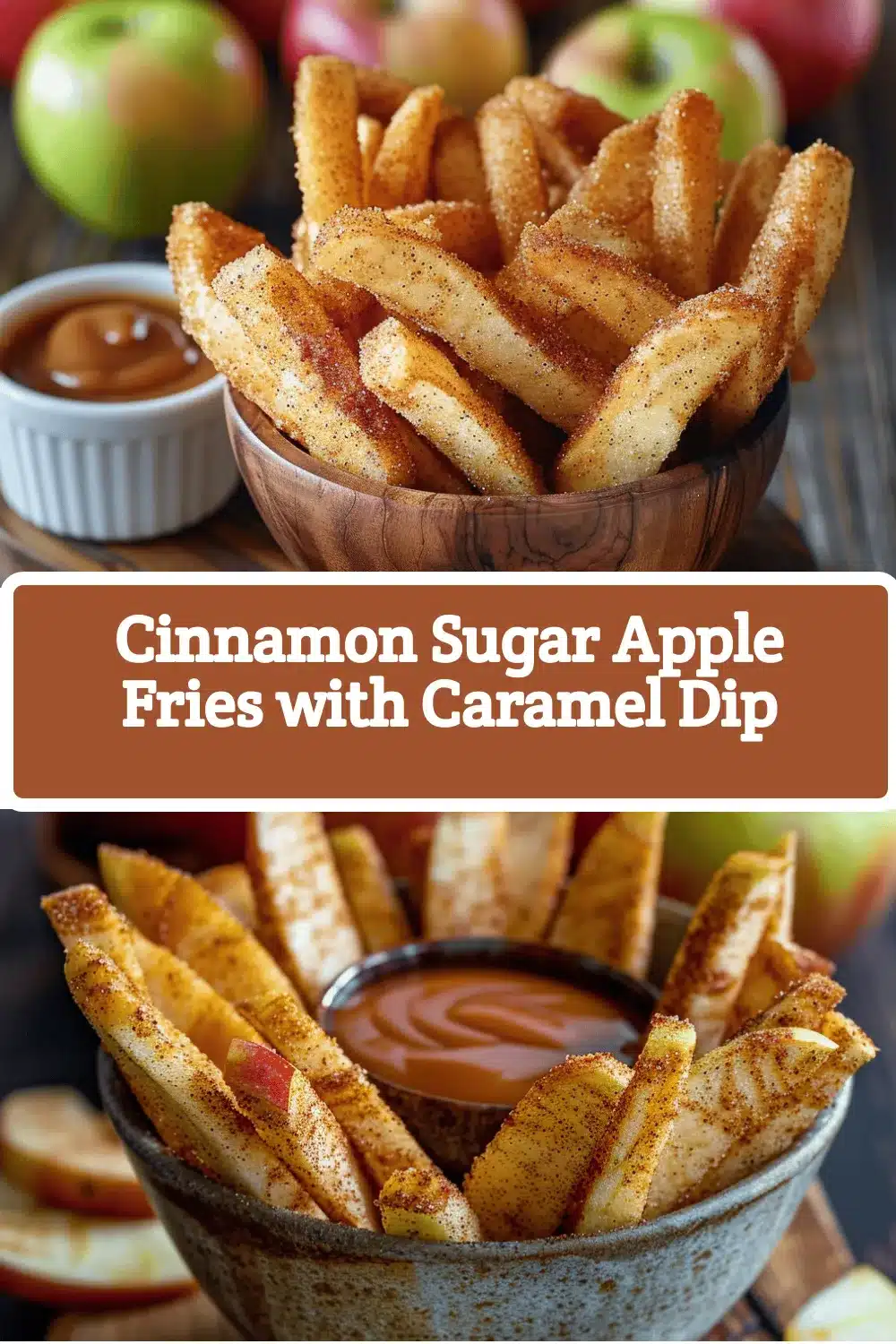 Cinnamon Sugar Apple Fries recipe