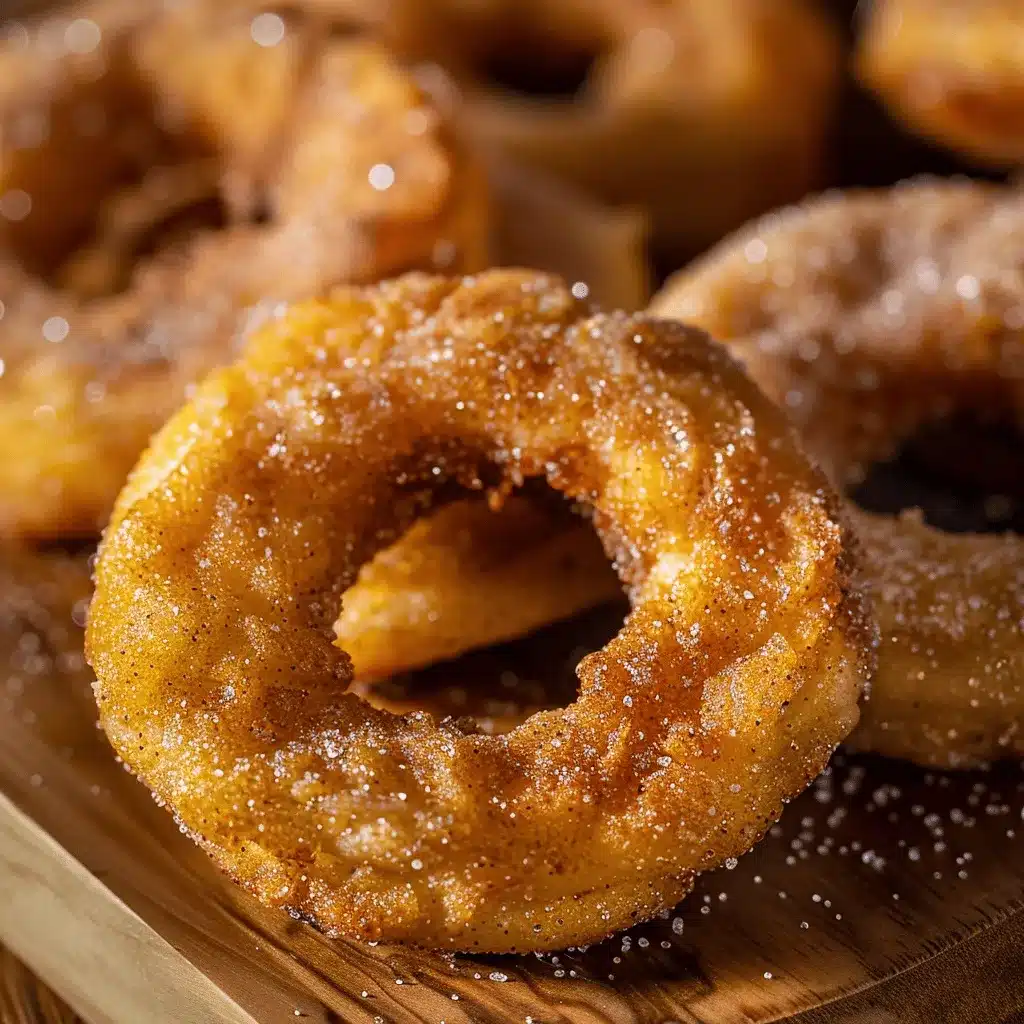 Cinnamon Sugar Baked Apple Fritter Rings preparation steps