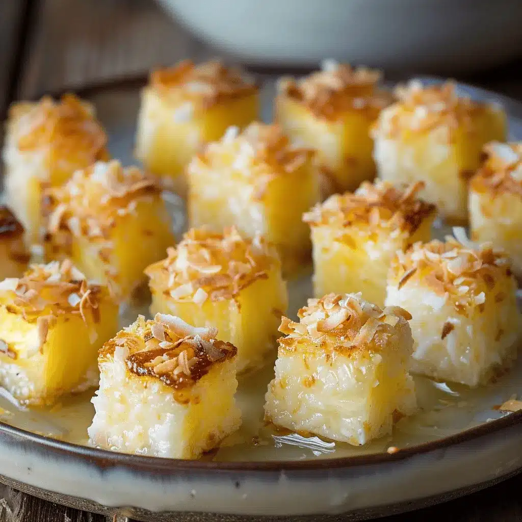 coconut pineapple bites preparation steps