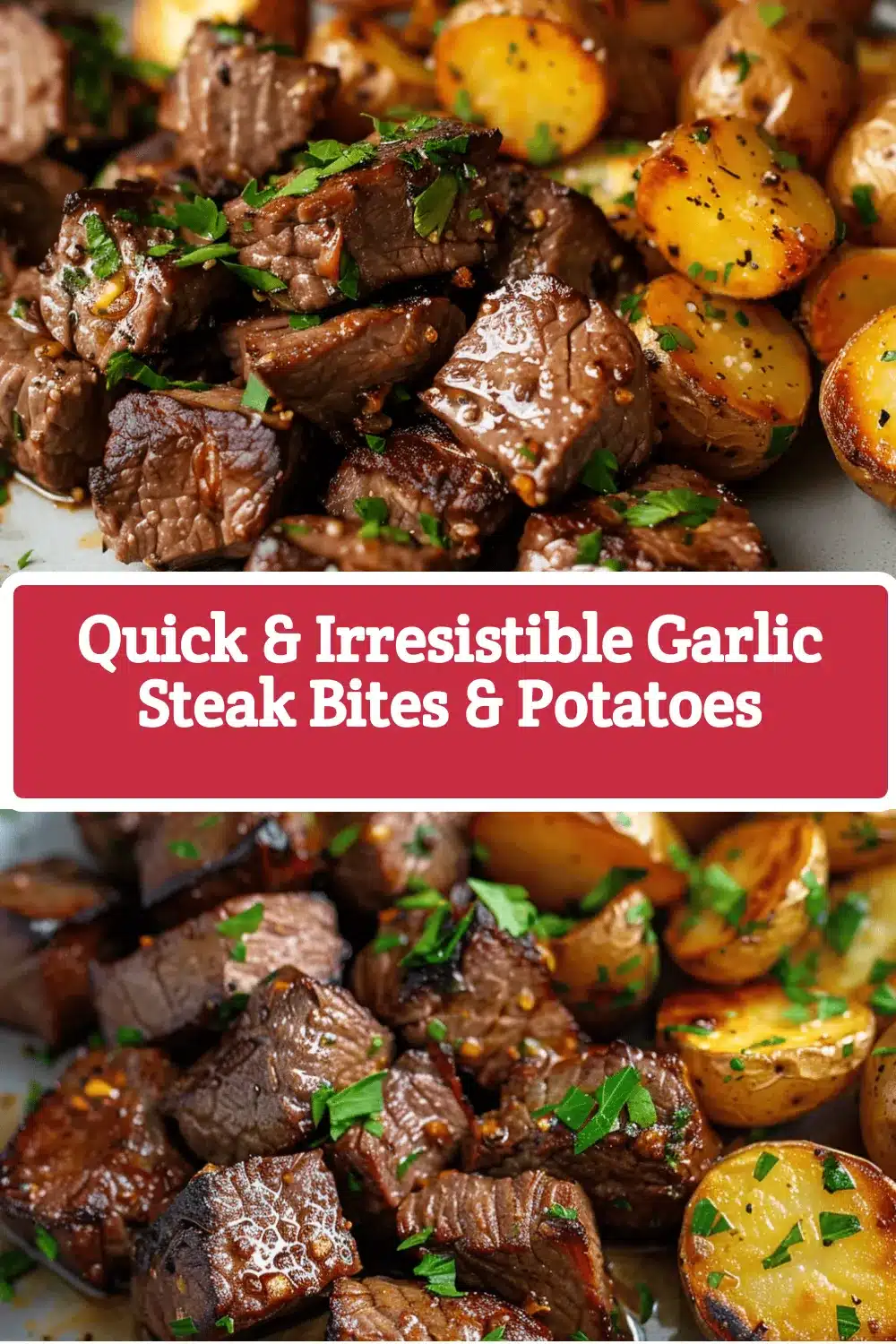 easy garlic steak bites recipe