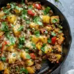 Easy Mexican Ground Beef and Potato Skillet - featured image