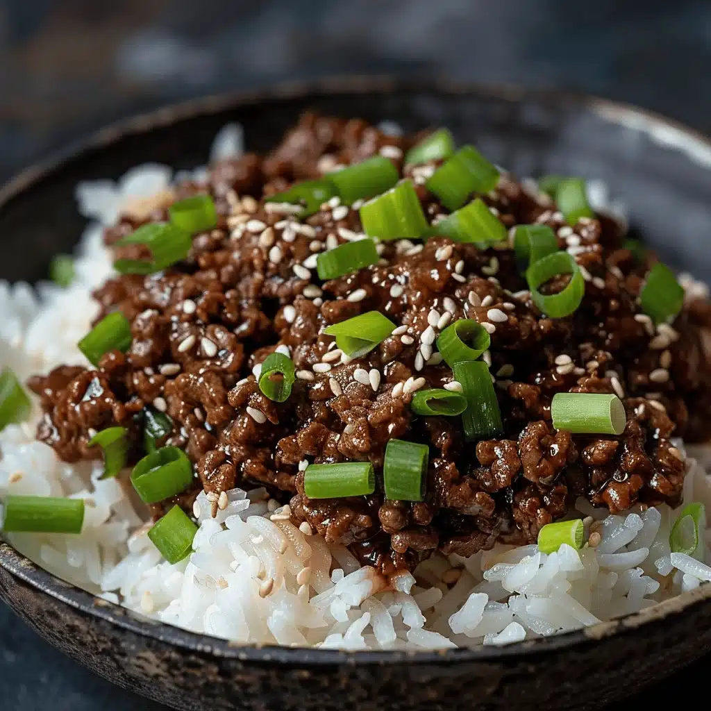 Korean ground beef bowl - featured image
