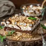 no bake smores eclair cake - featured image