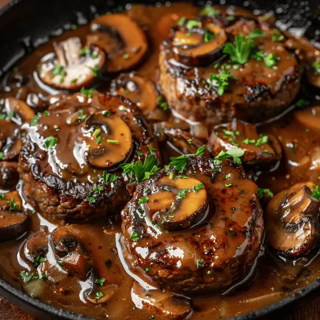 Salisbury steak preparation steps