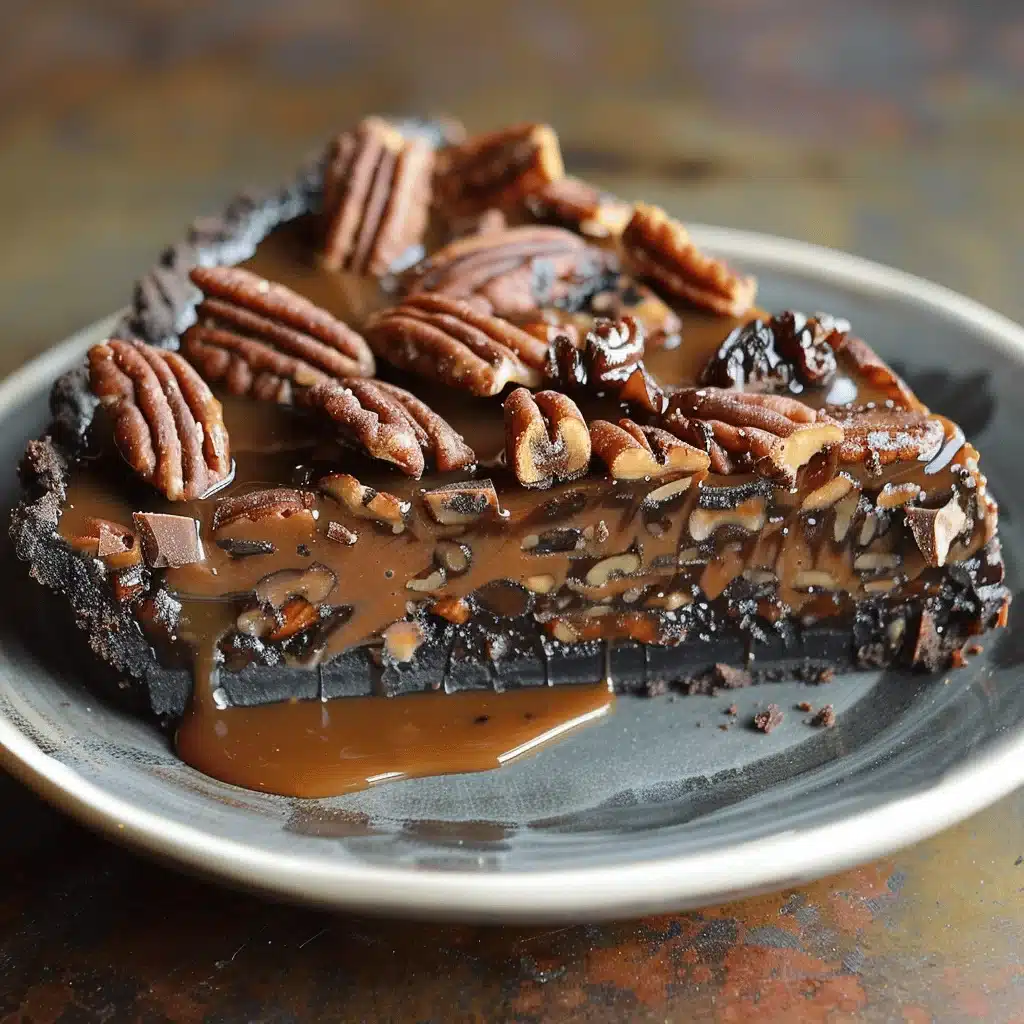 Salted Caramel Chocolate Pecan Pie - featured image