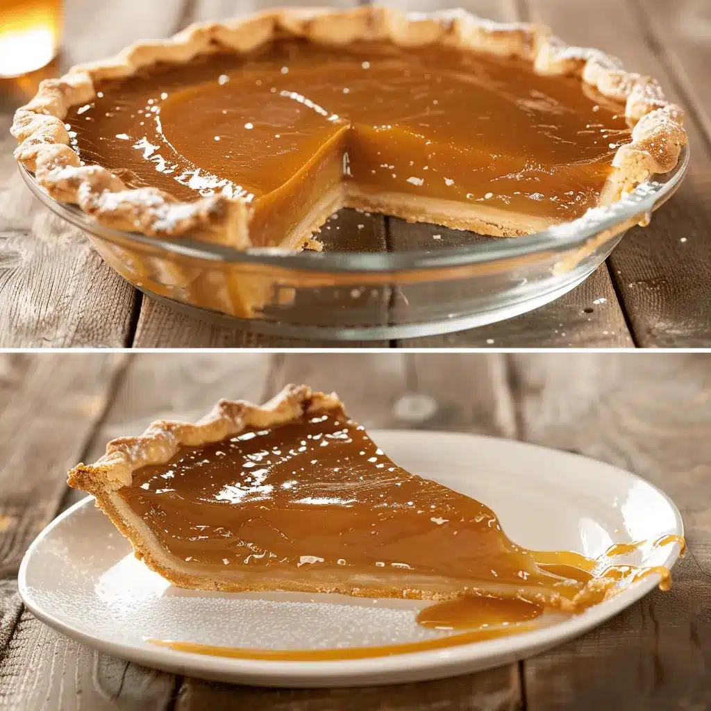 Salted Caramel Honey Pie preparation steps