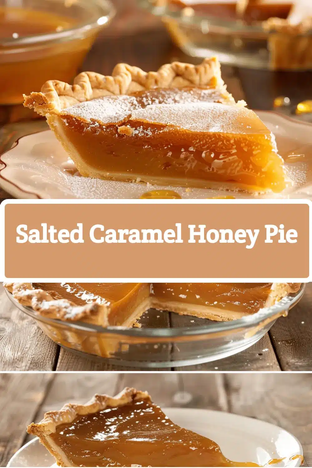 Salted Caramel Honey Pie recipe