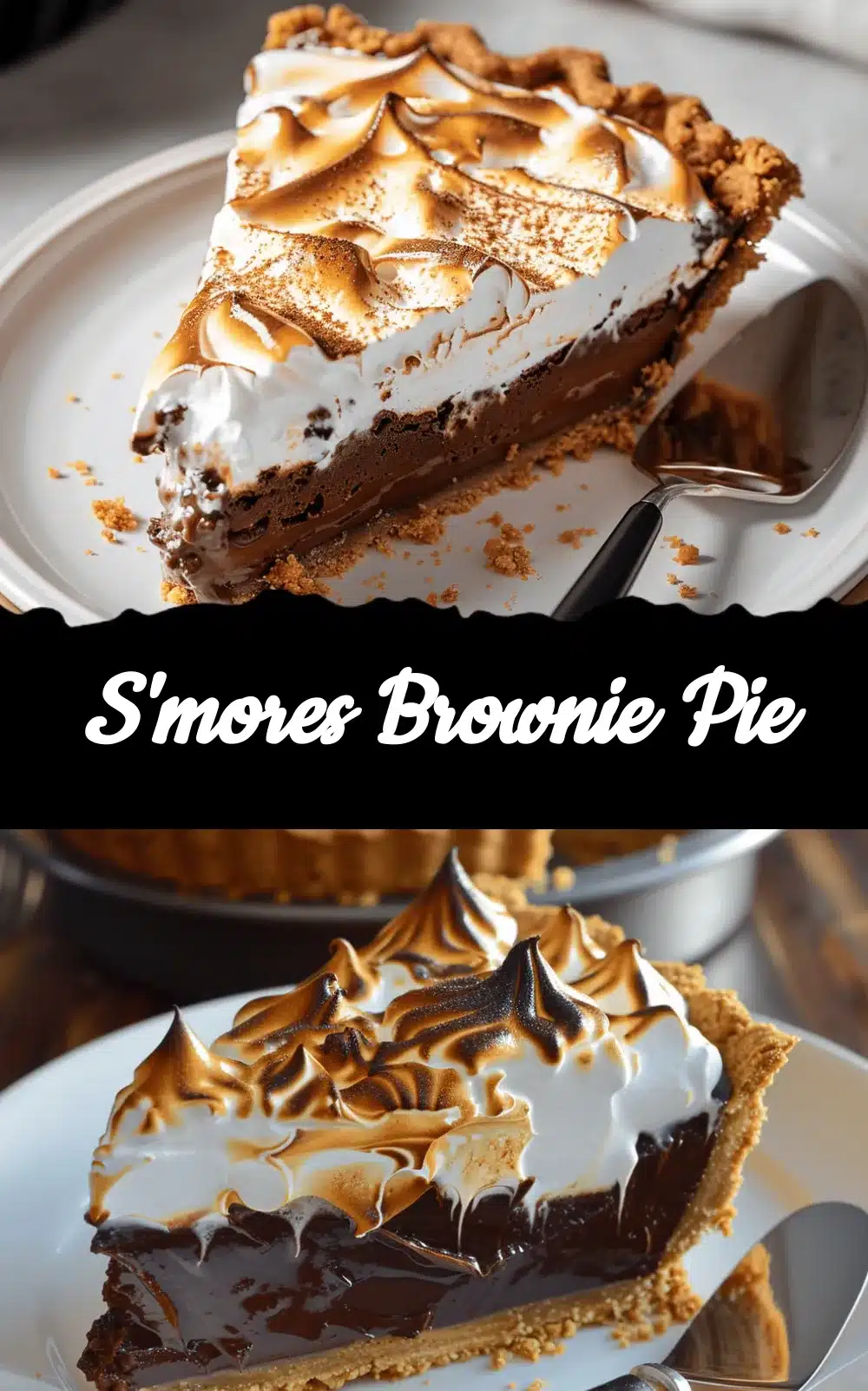 Smores Brownie Pie recipe
