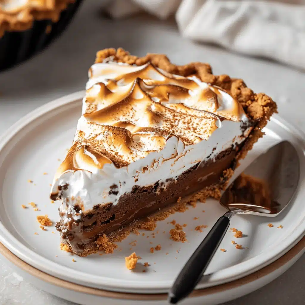Smores Brownie Pie - featured image