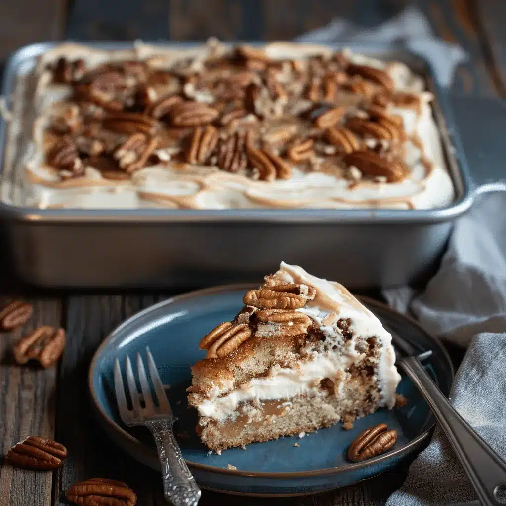 Ultimate Caramel Pecan Texas Tornado Cake preparation steps