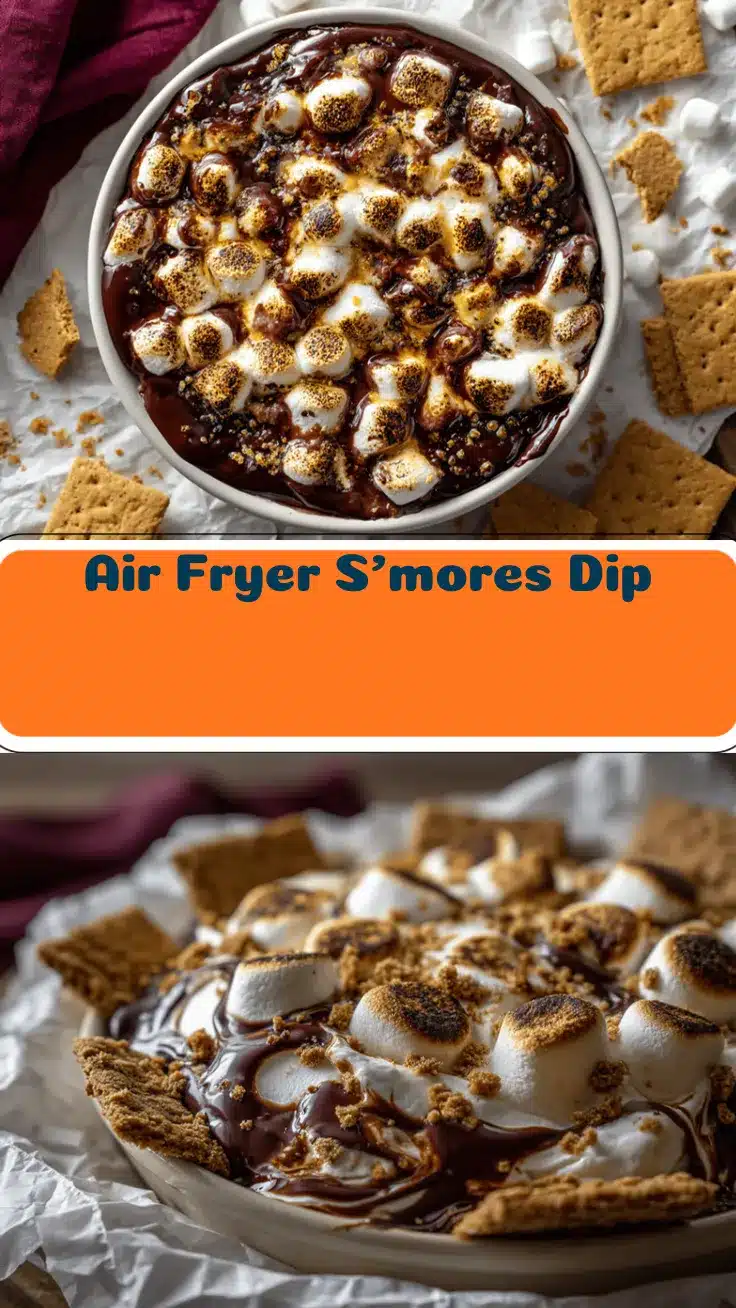 air fryer s’mores dip recipe