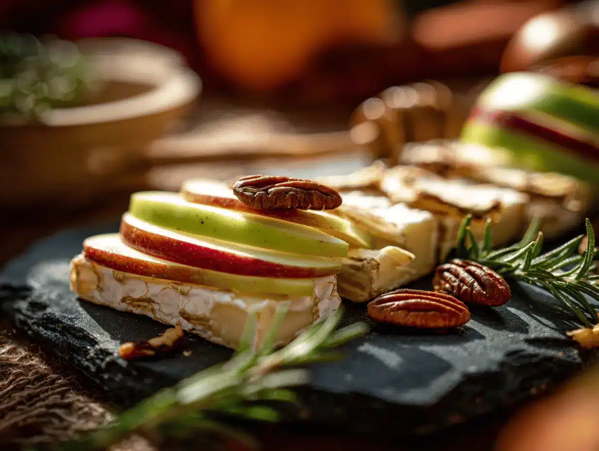apple brie appetizer preparation steps