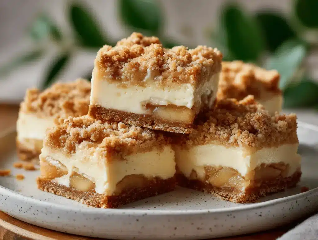 apple cheesecake bars - featured image