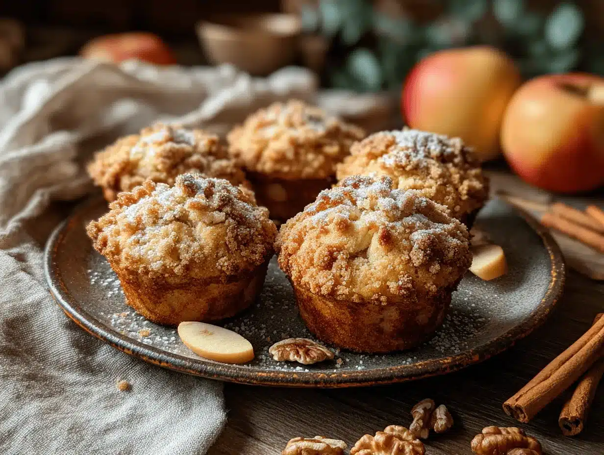 apple cinnamon muffins preparation steps