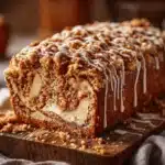 Apple Crisp Cheesecake Bread - featured image