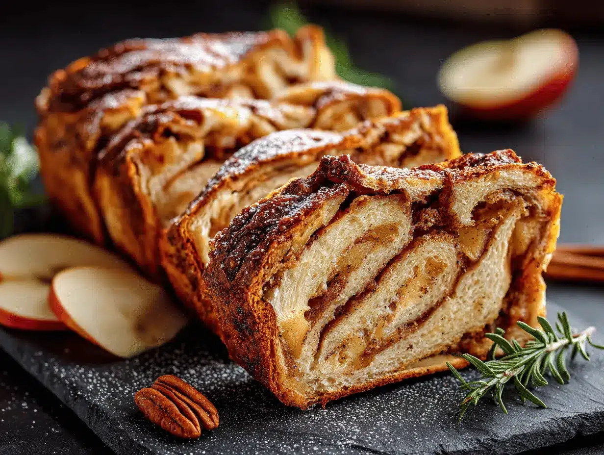 apple pie bread preparation steps