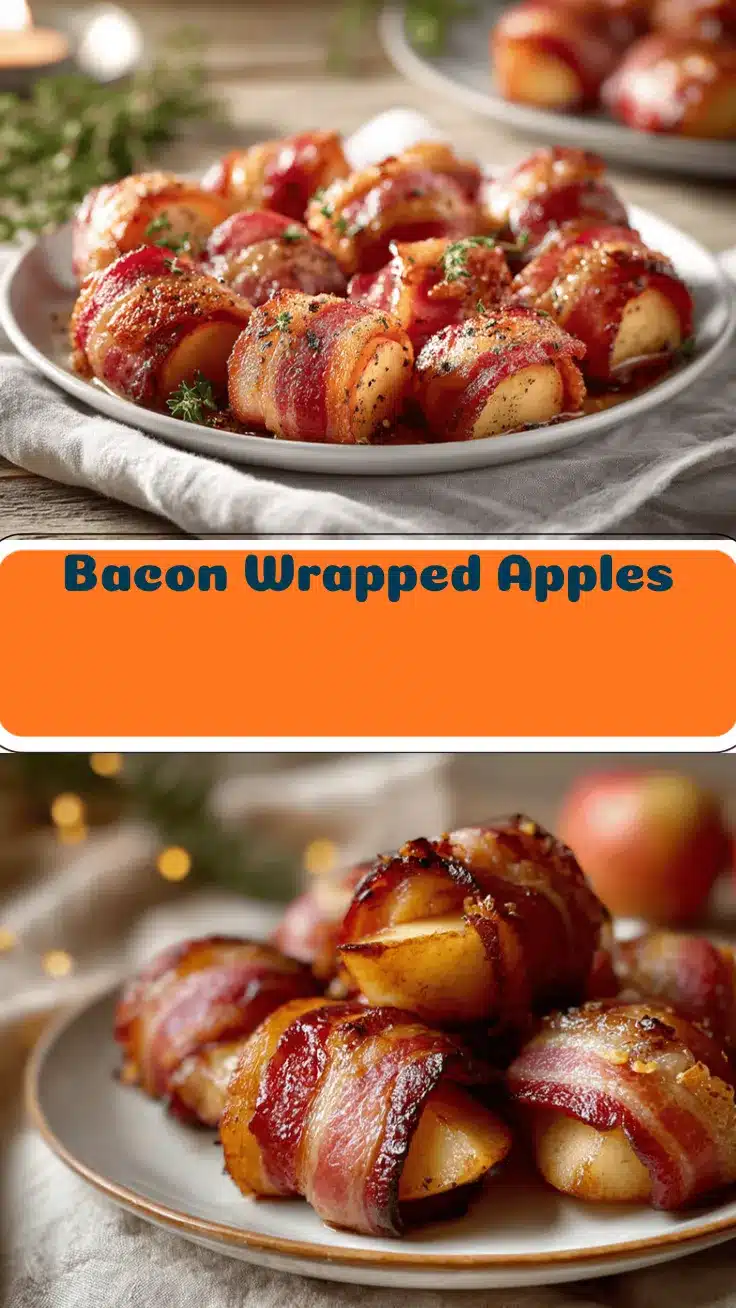 bacon wrapped apples recipe