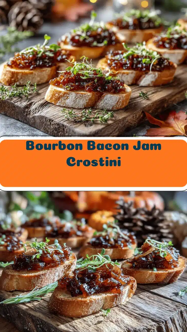 bourbon bacon jam crostini recipe