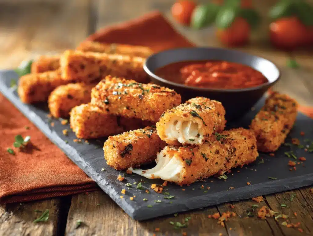 breaded mozzarella sticks - featured image