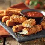 breaded mozzarella sticks - featured image