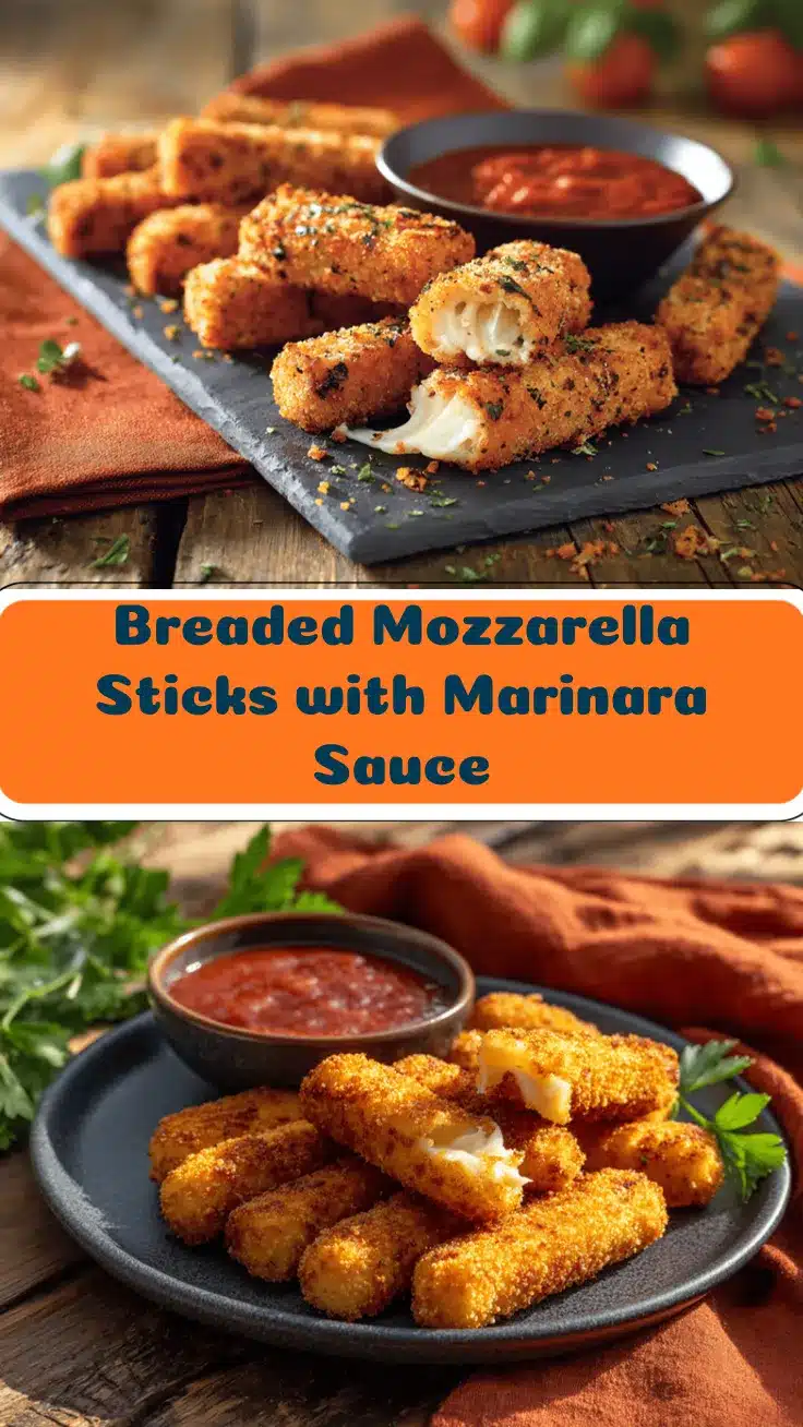 breaded mozzarella sticks recipe