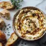 caramelized onion and Gruyère dip - featured image