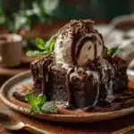choco-cake ice cream dessert - featured image