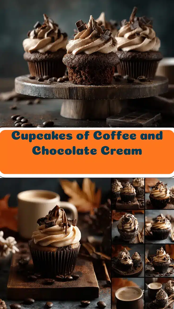 coffee and chocolate cream cupcakes recipe