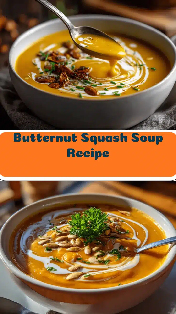 creamy butternut squash soup recipe