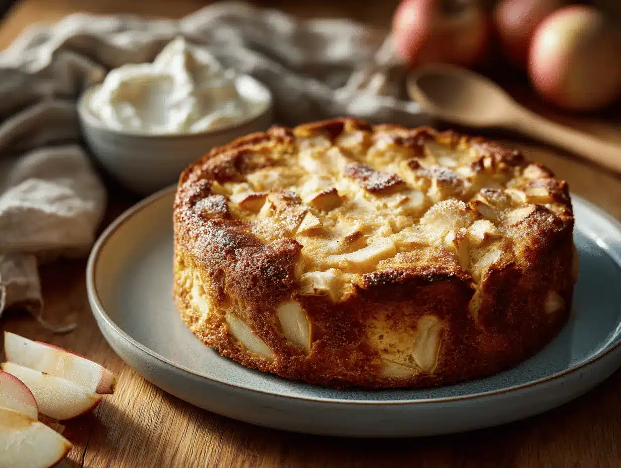 Dutch apple cake preparation steps