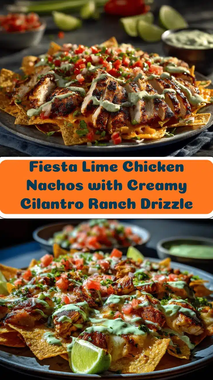 fiesta lime chicken nachos recipe