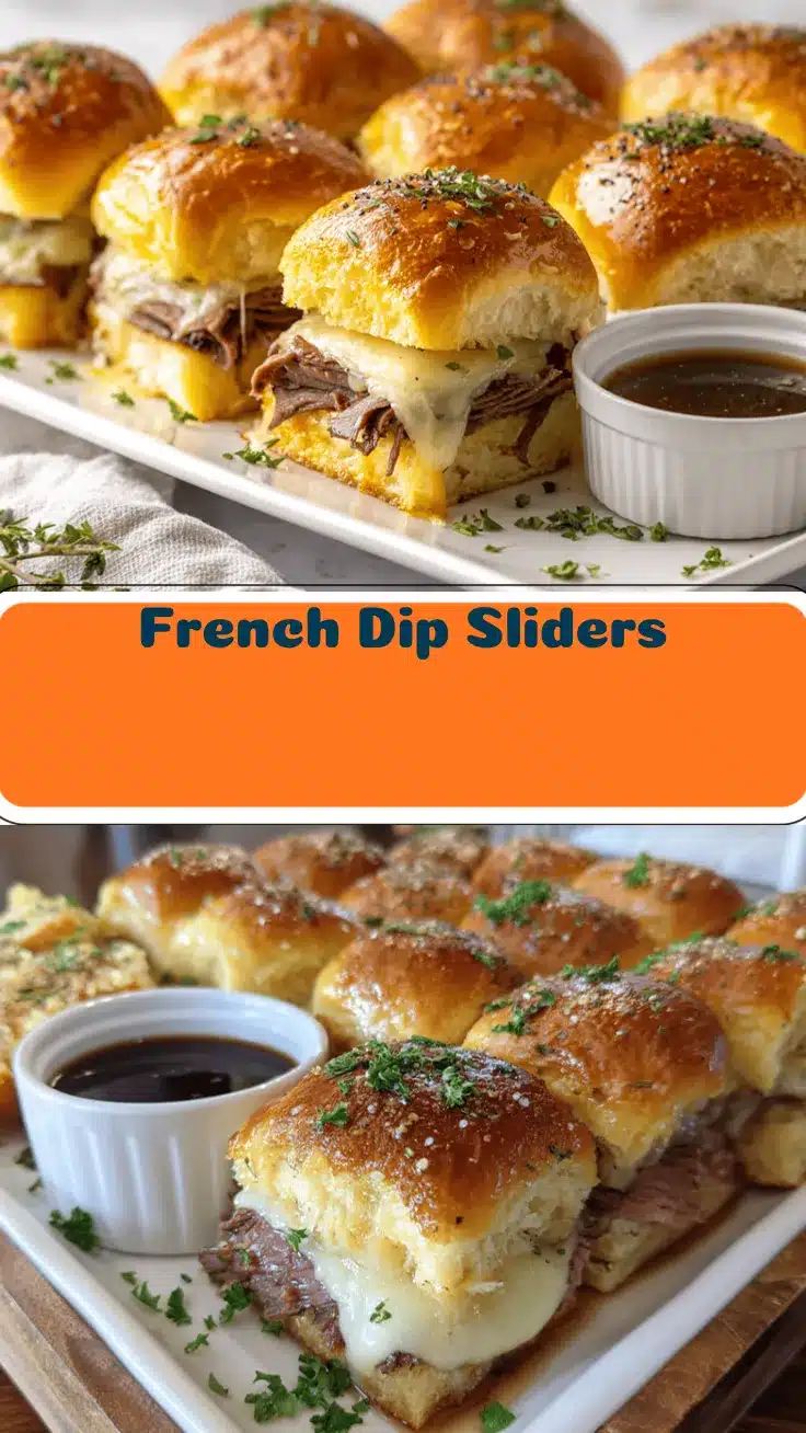 French dip sliders on Hawaiian rolls recipe