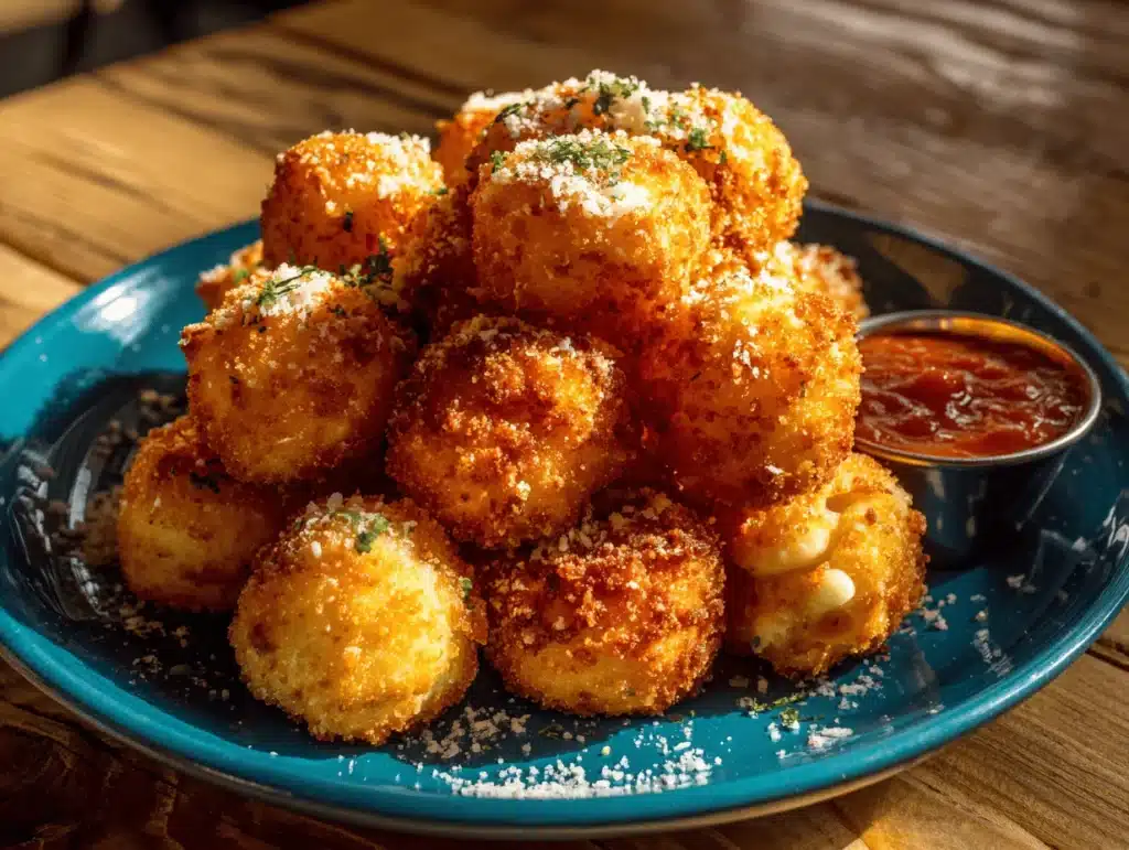 fried cheese balls - featured image