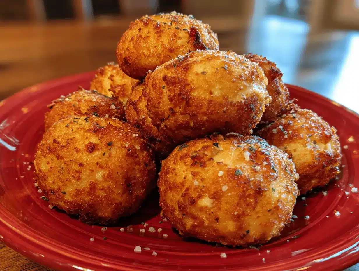 fried cheese balls preparation steps