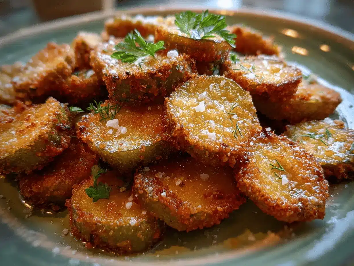 fried pickles recipe preparation steps