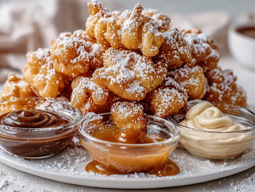 funnel cake bites - featured image