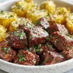 garlic butter steak bites - featured image