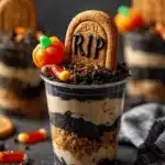 Halloween Graveyard Dirt Cups - featured image