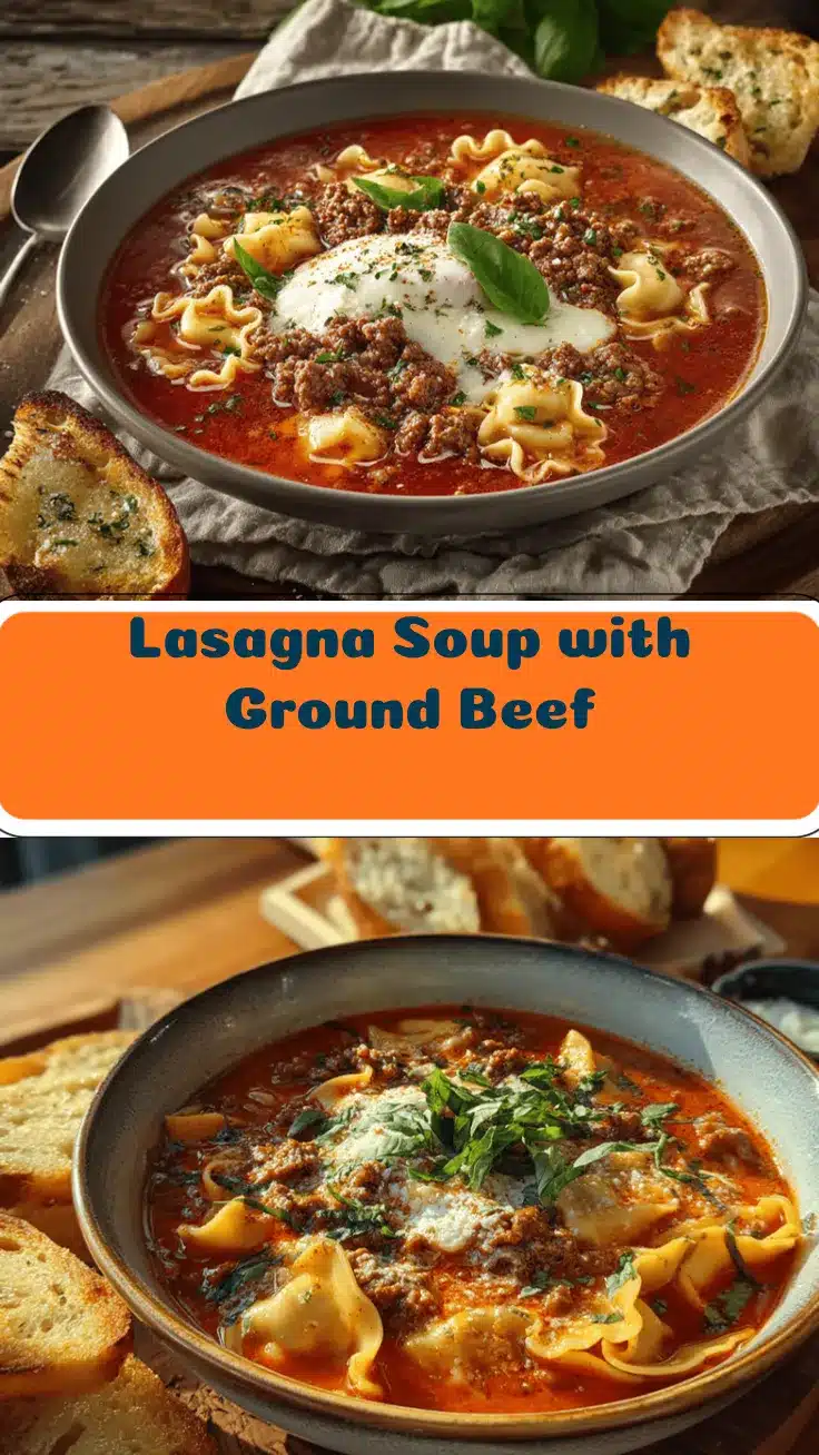 lasagna soup with ground beef recipe