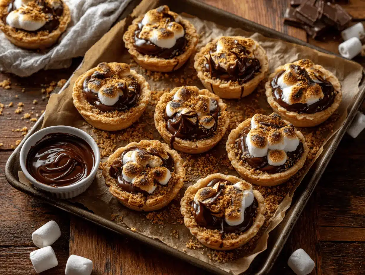 mini smores pies preparation steps