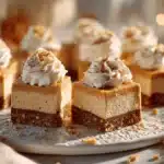 no-bake pumpkin cheesecake bars - featured image