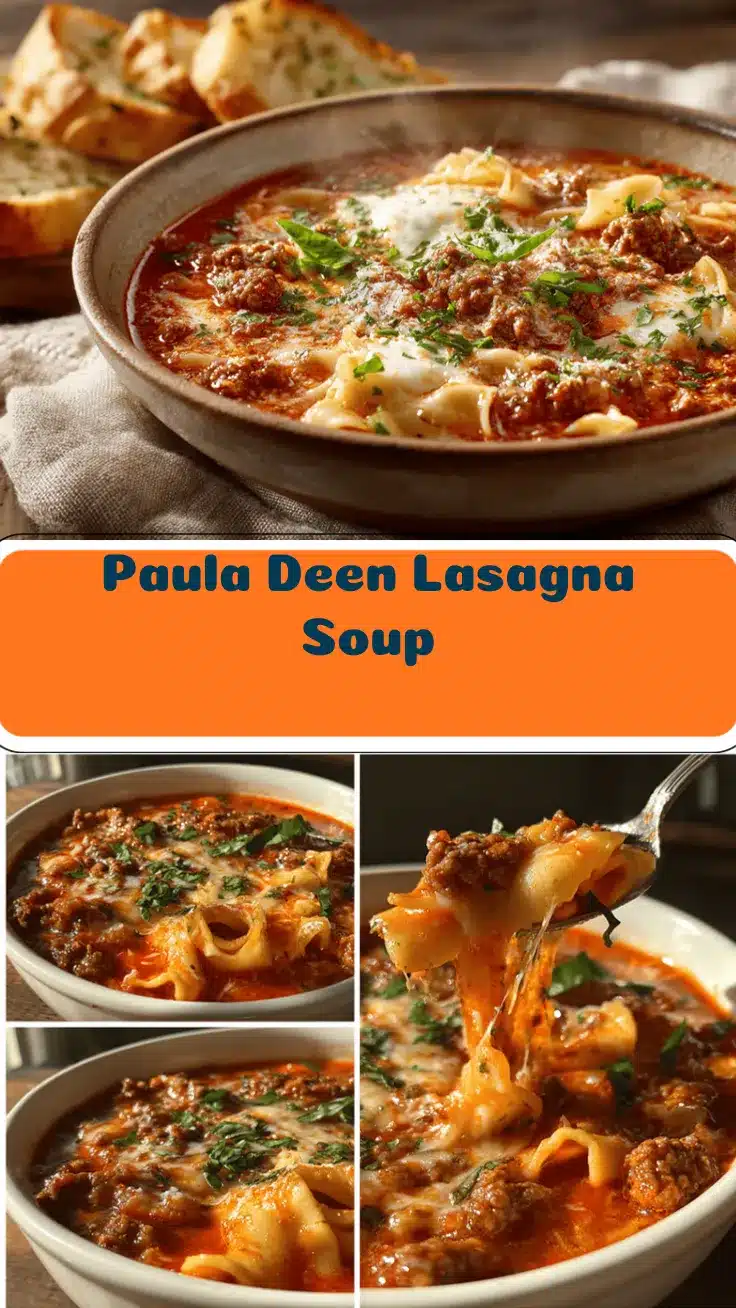 Paula Deen lasagna soup recipe