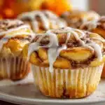 Pumpkin Cinnamon Roll Muffins - featured image