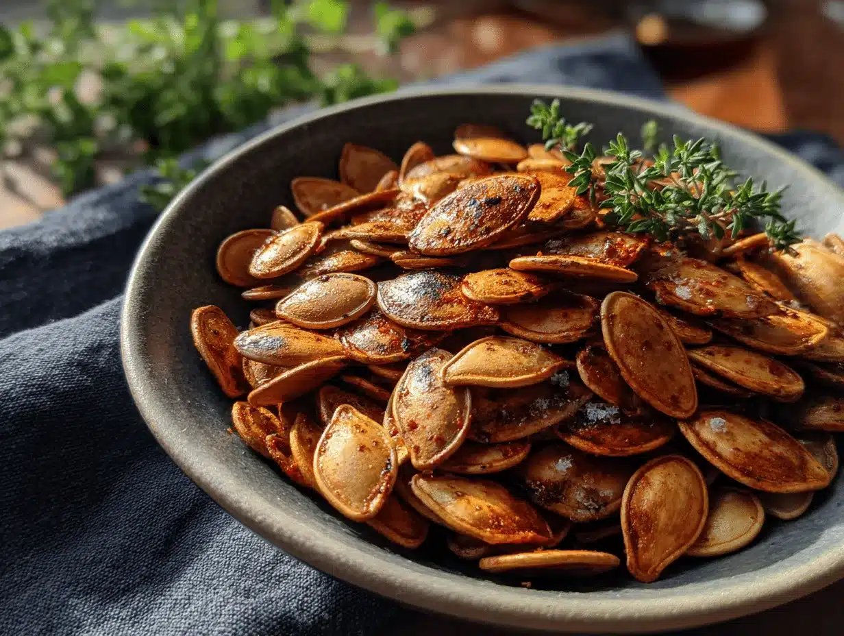 roasted pumpkin seeds recipe preparation steps