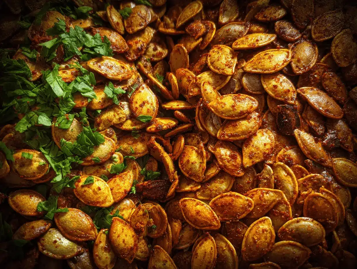 spiced pumpkin seeds preparation steps