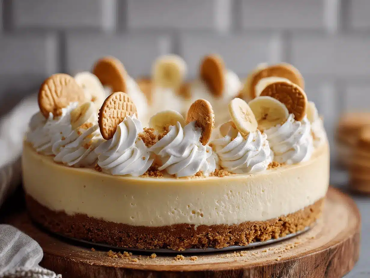 banana pudding cheesecake preparation steps